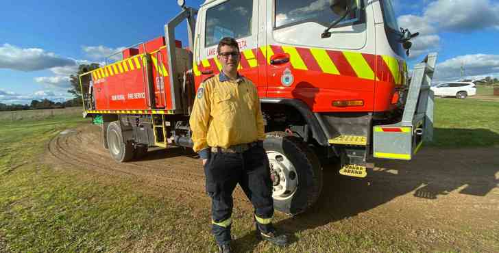 Lake Albert Bush Fire Brigade Secretary Jamie Cave