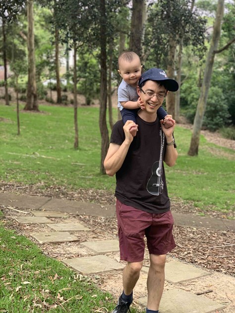 Li-Wen Yip and his kid